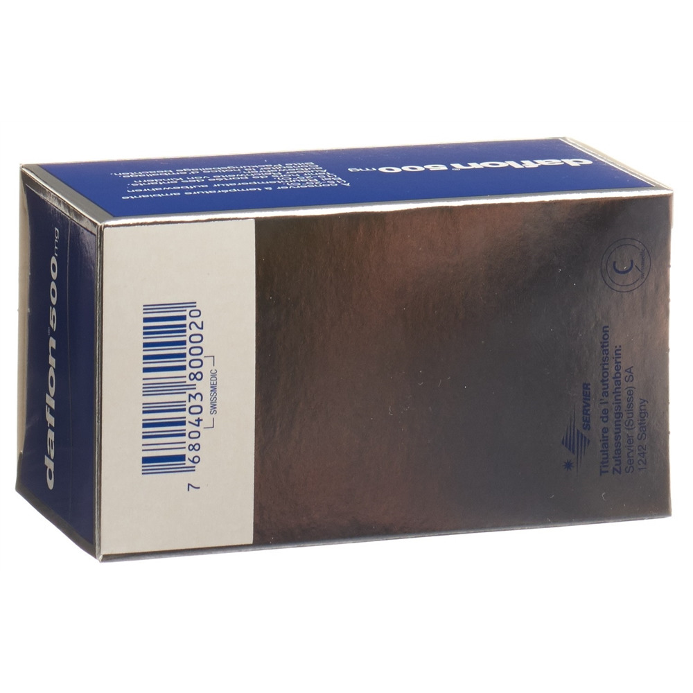 DAFLON Filmtabl 500 mg Blist 120 Stk<br>120 Stück, Blister, Filmtablette