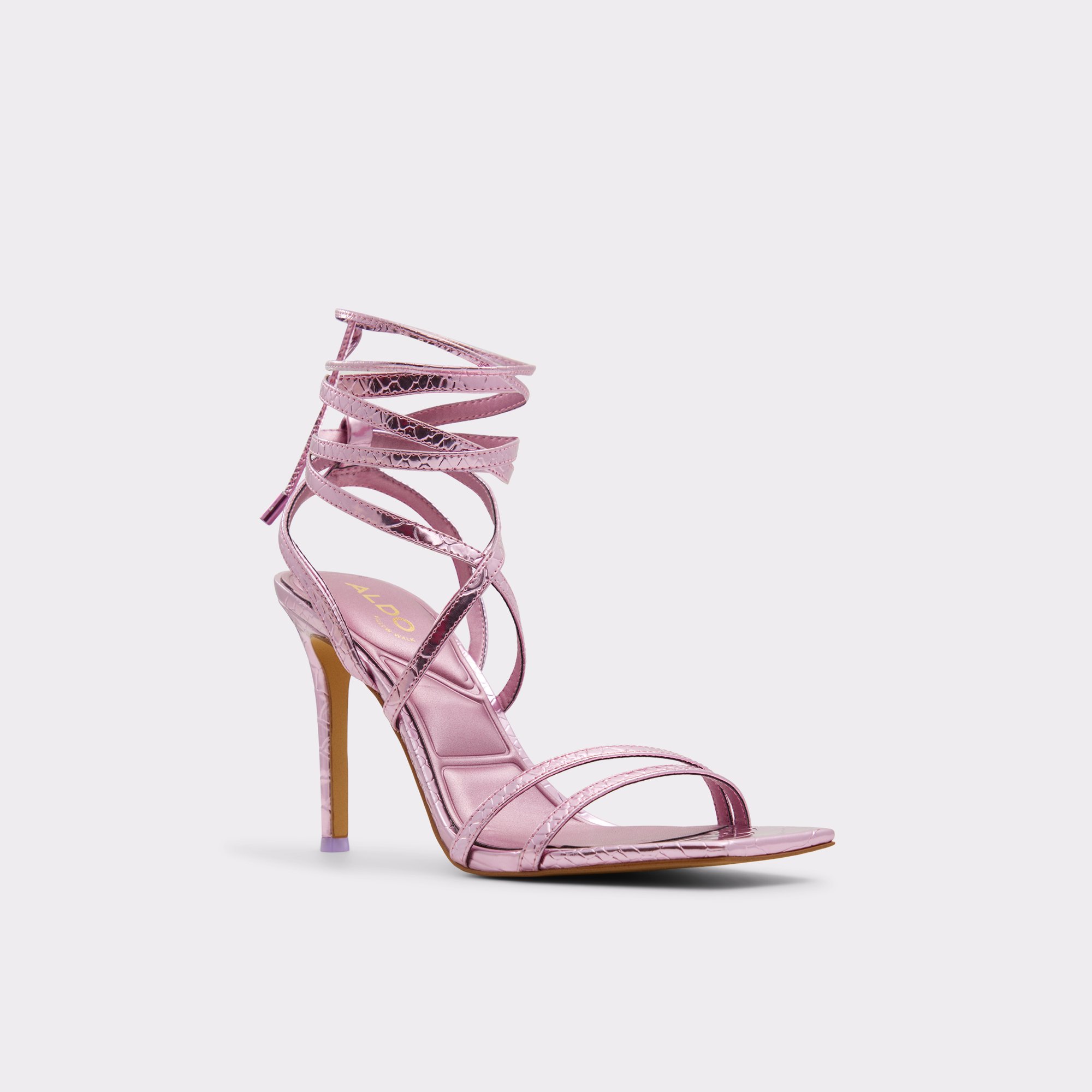 Phaedra Medium Purple Women Strappy Sandals