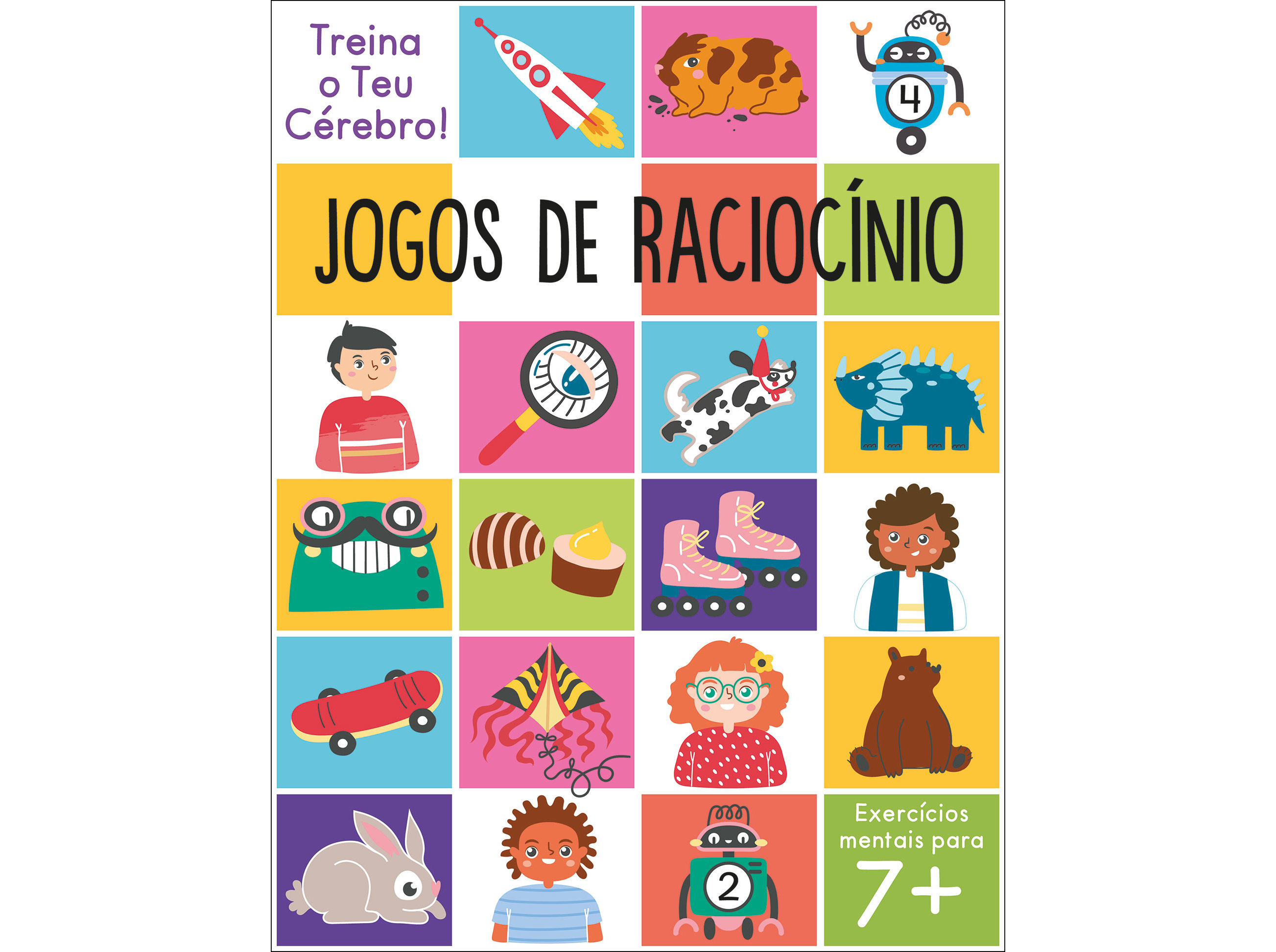 LIVRO TREINA O TEU CÉREBRO! JOGOS DE RACIOCÍNIO