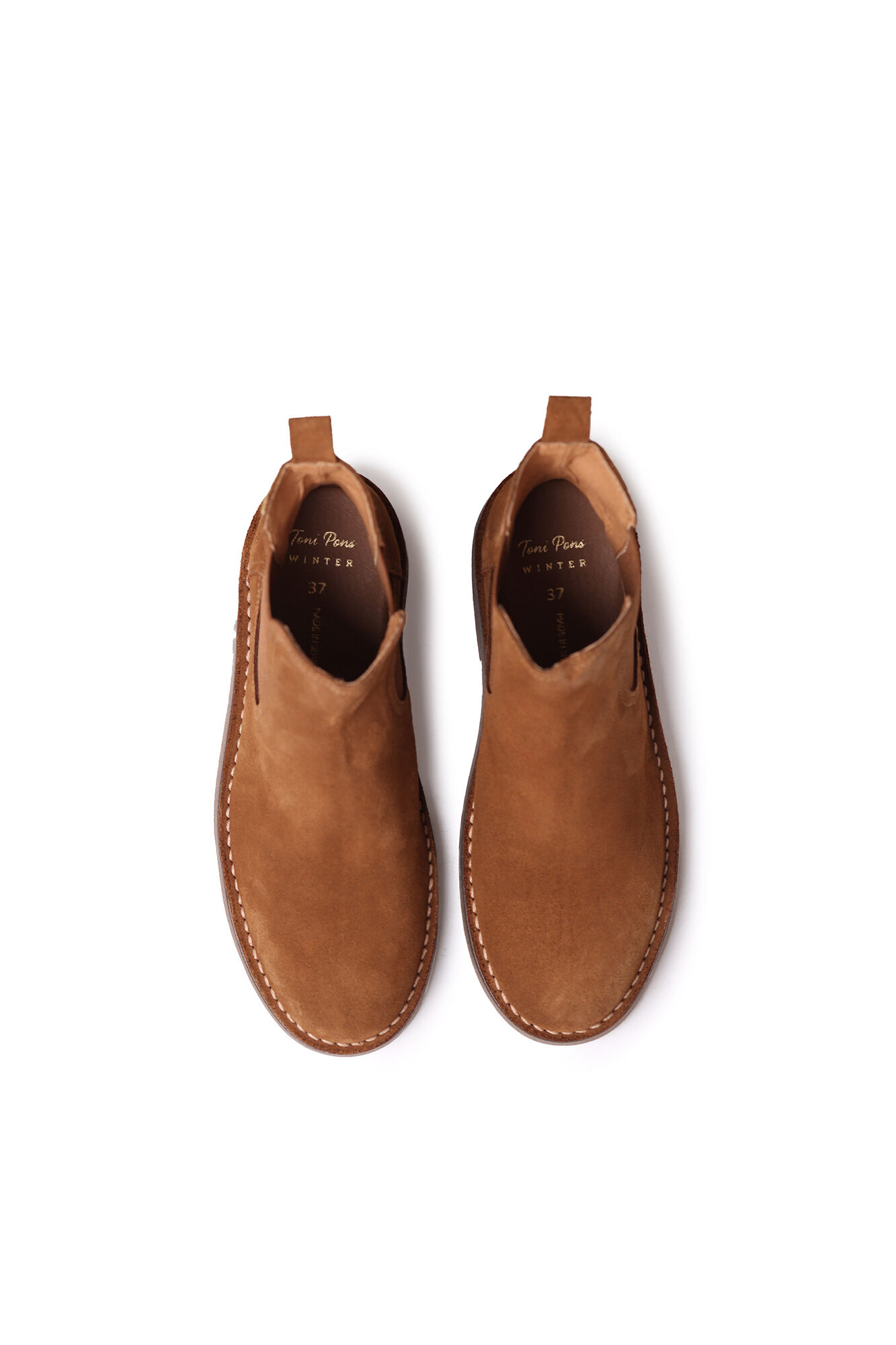 Botas de camurça femininas até o tornozelo