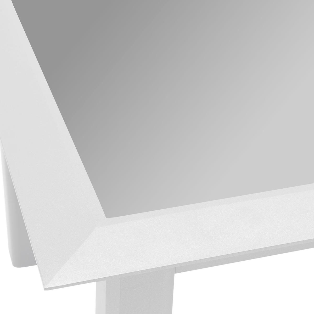TABLE ALLURE EXTENSIBLE GRIS BLANC 12 PLACES