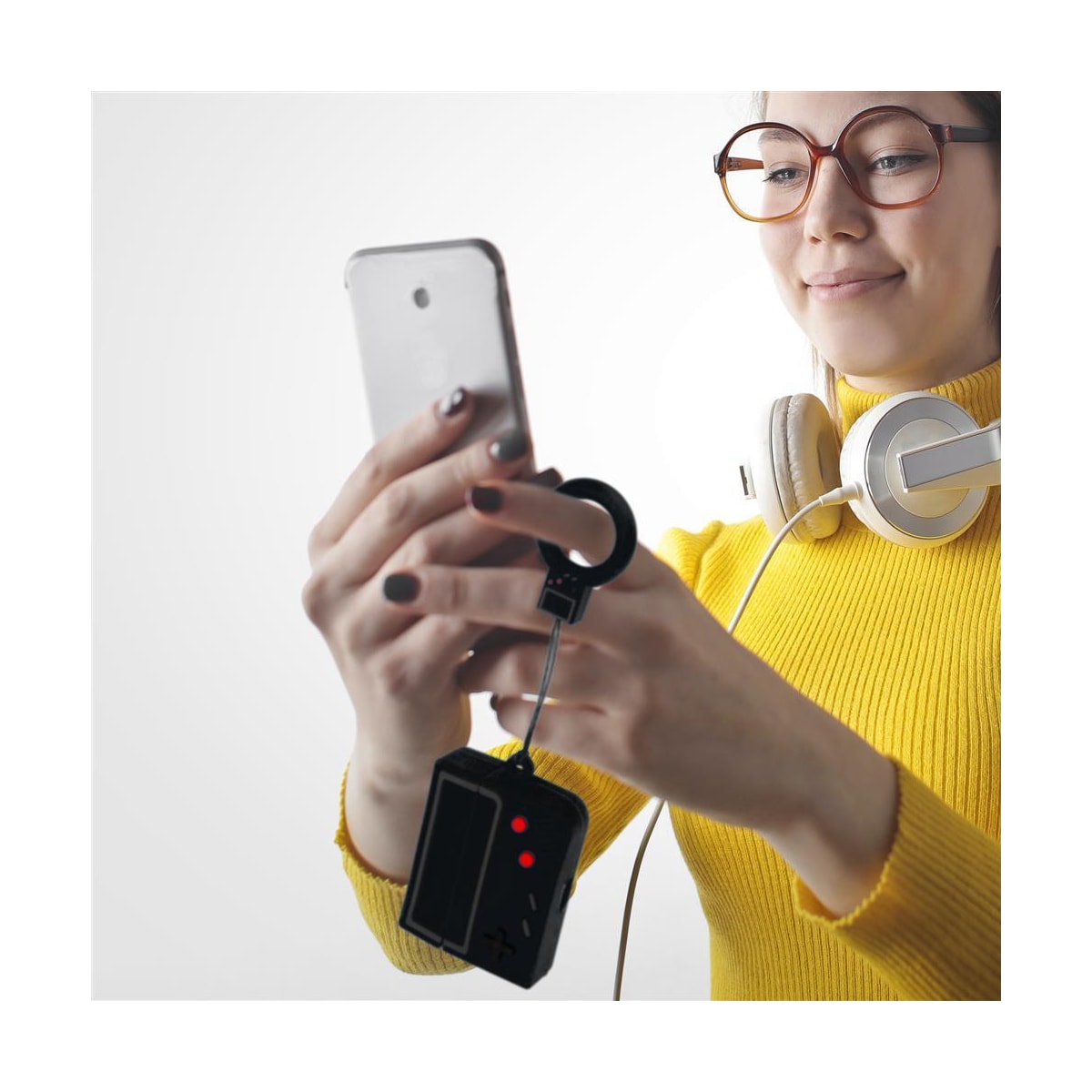 TPU AirPod etui Veske (svart)