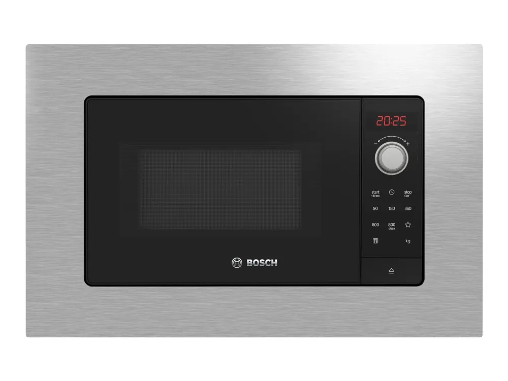 Bosch Serie | 2 BFL623MS3 - Mikrobølgeovn - til indbygning - 20 liter - 800 W - rustfrit stål