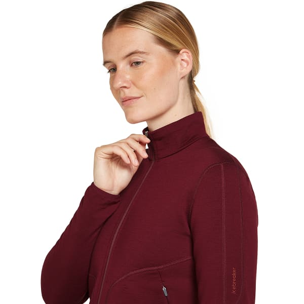 Veste polaire randonnée ICEBREAKER W 560 REALFLEECE ELEMENTAL II LS ZIP PORT