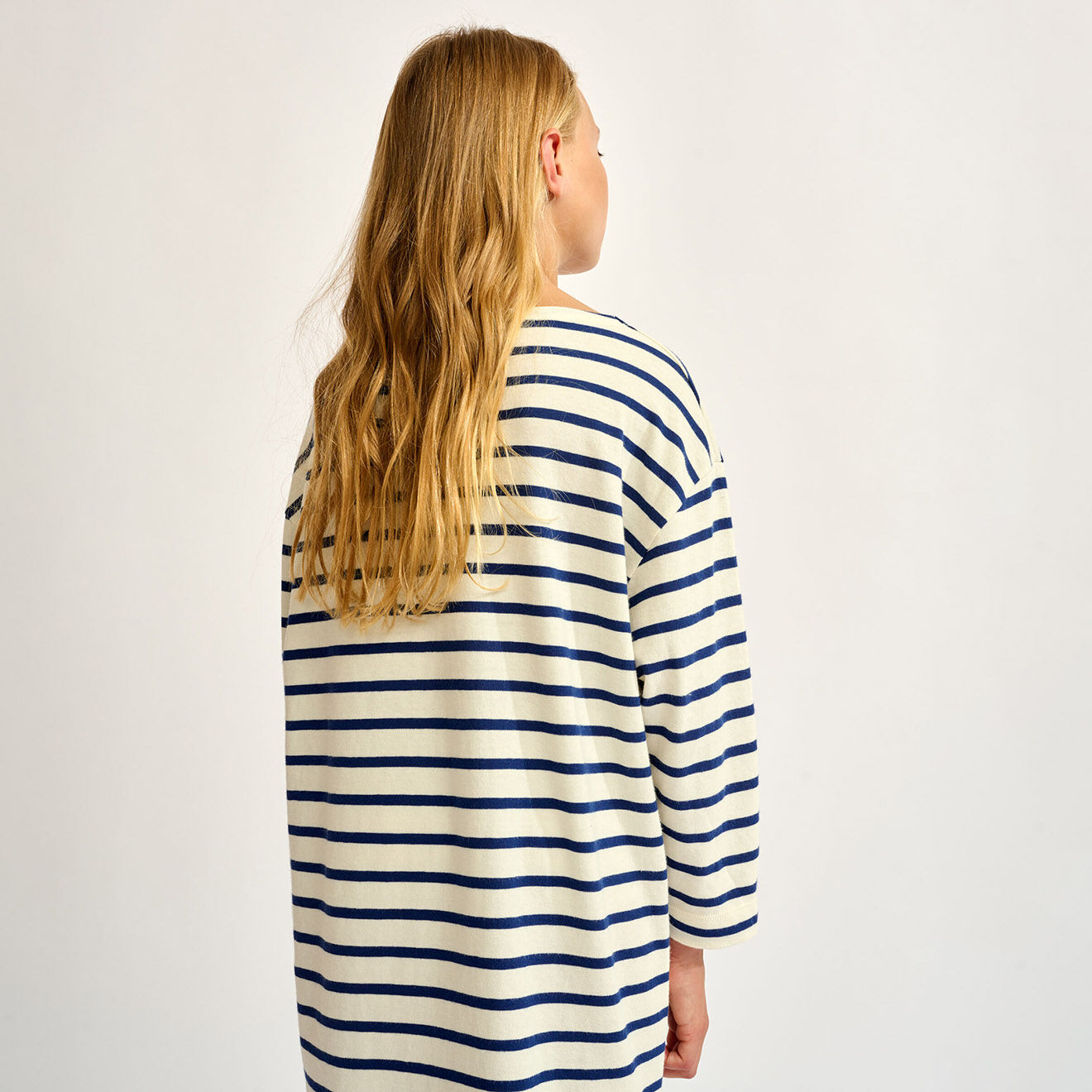 Bellerose Robe marinière Vamp écru/marine