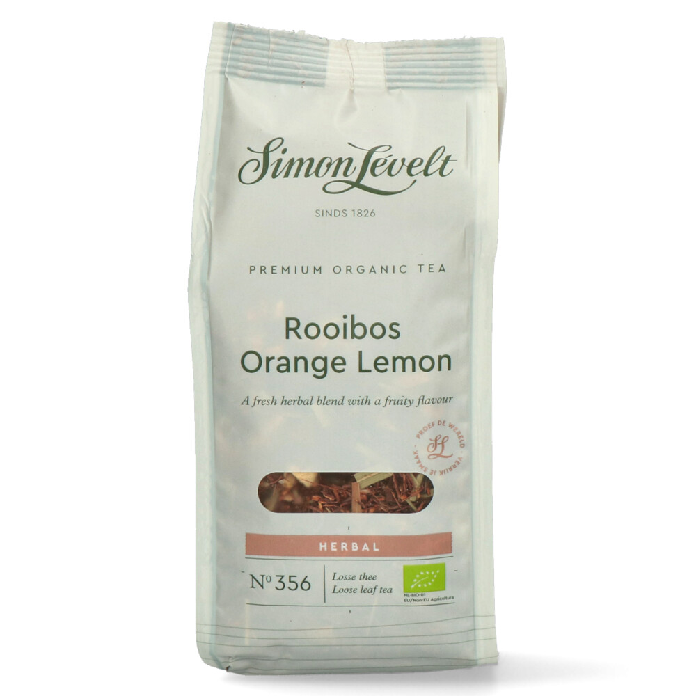 Simon Levelt Premium Organic Thee Rooibos Orange Lemon110 gr