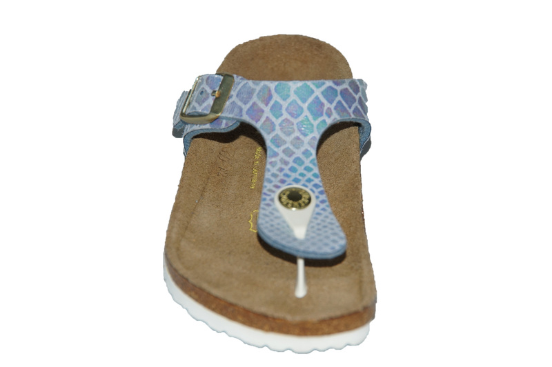 Birkenstock Gizeh Smal Jeans Washed Out Bleu