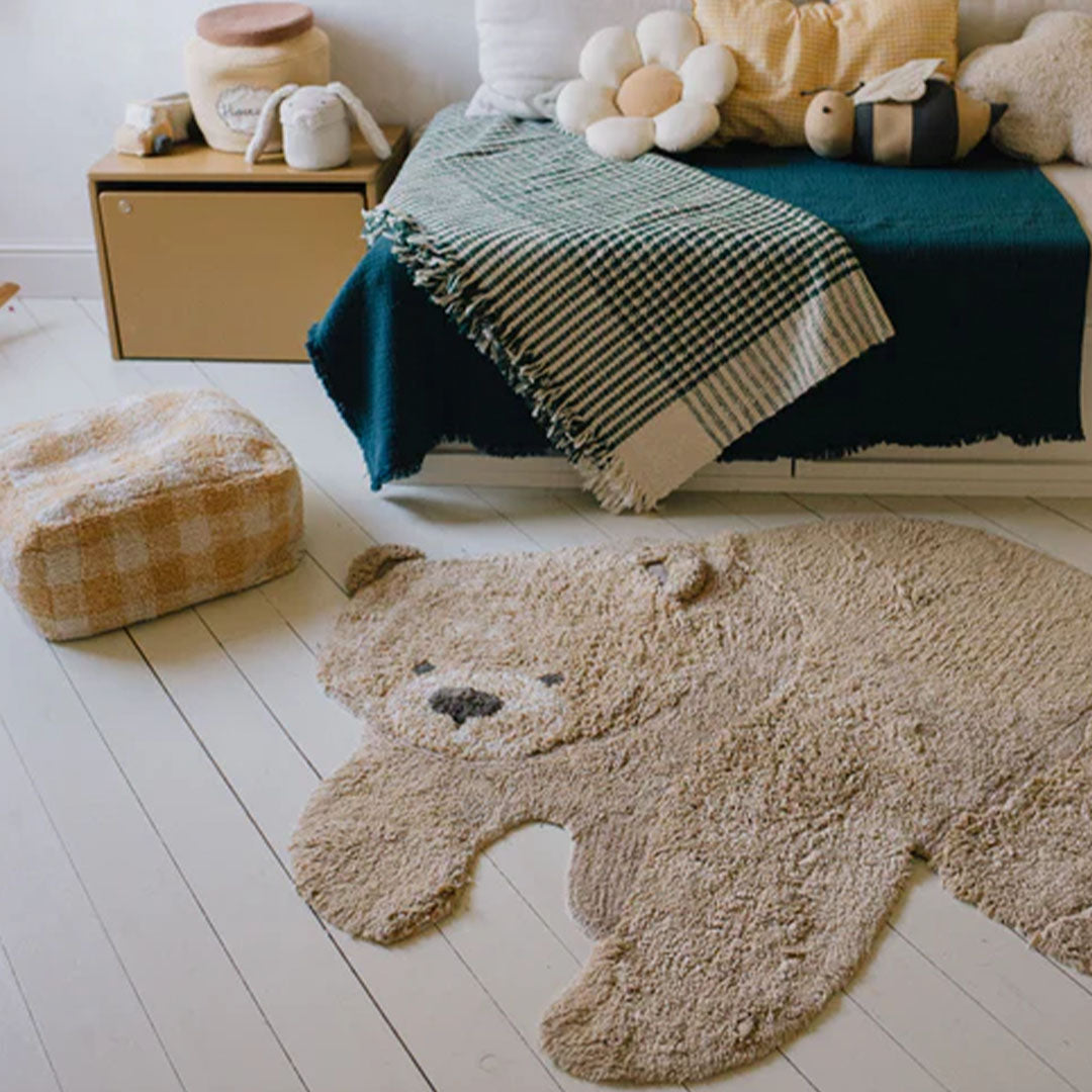 Lorena canals vloerkleed bear - 120x122 cm
