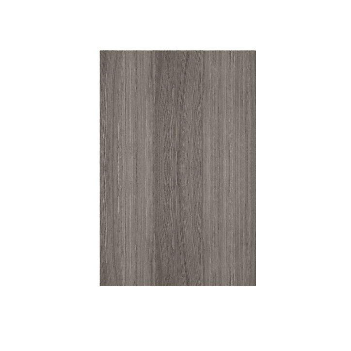 Porte battante effet chêne grisé GoodHome Atomia H 74,7 x L. 49,7 cm