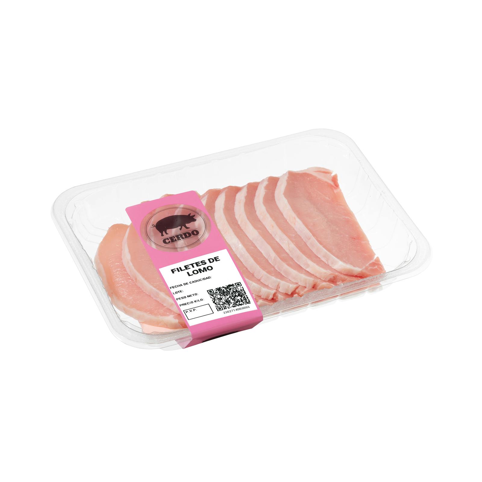 Steaks de longe de porc