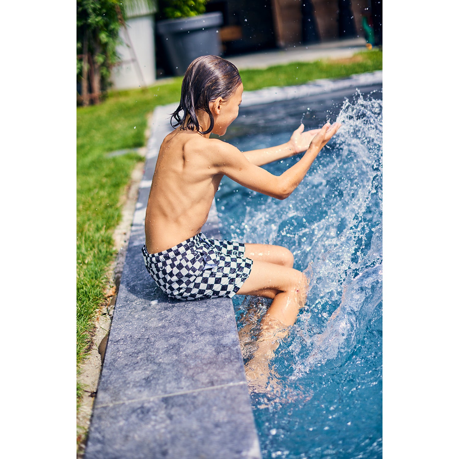 Super Rebel  Holy Short Swim Pants