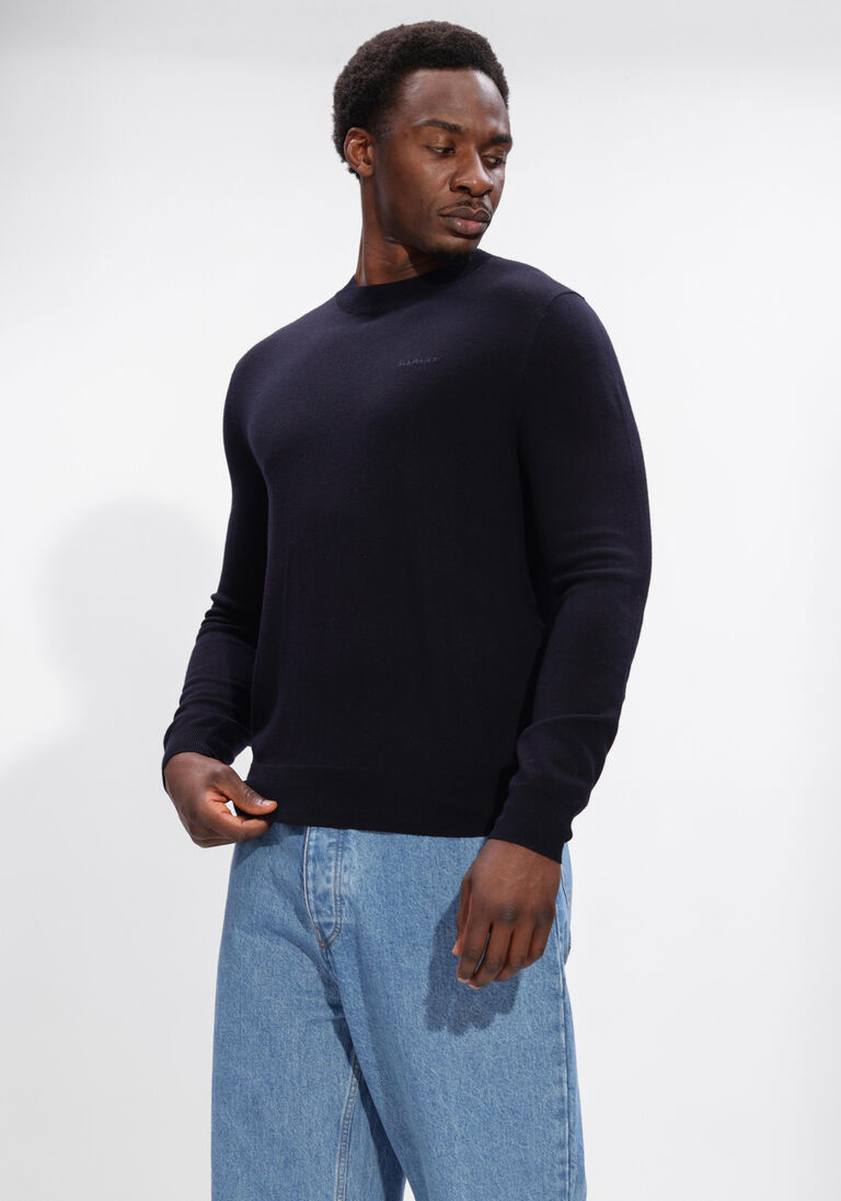 donkerblauwe isabel marant trui basile pullover