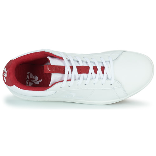 Le Coq Sportif - COURT ALLURE SPORT - Blanc / Bordeaux