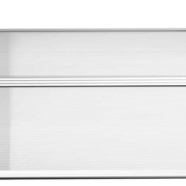 Baldakin Inngangsdør Baldakin Buet Baldakin Laget Av Polykarbonat Med Uv-Beskyttelse, Hvit, 90X150Cm