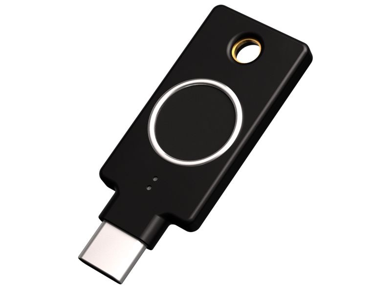 Yubico YubiKey C Bio-FIDO Edition FW 5.7 USB-C, 1 Stück YubiKey Bio Serie – FIDO-Edition
