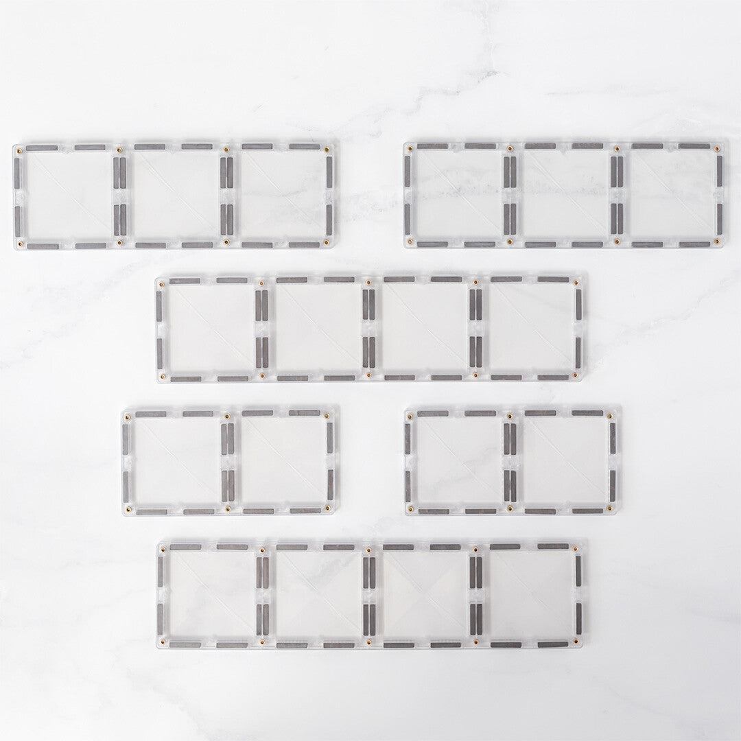 Connetix magnetische tegel rectangle clear 12st