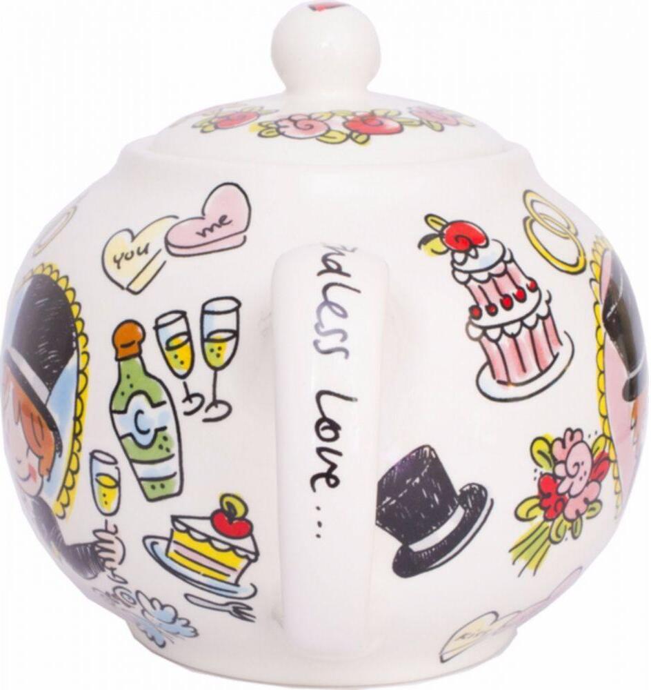 Blond Amsterdam theepot Bride & Groom 1,5 L