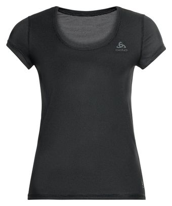 Tee-shirt Manches Courtes Odlo Active F-Dry Light Eco Noir Femme