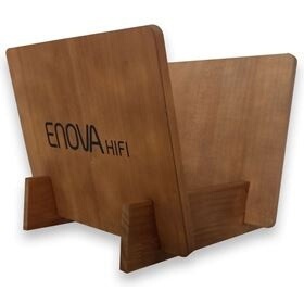 Accessoire platine vinyle Enova Hifi Support posable pour 25 disques vinyle VR 25 WD bois