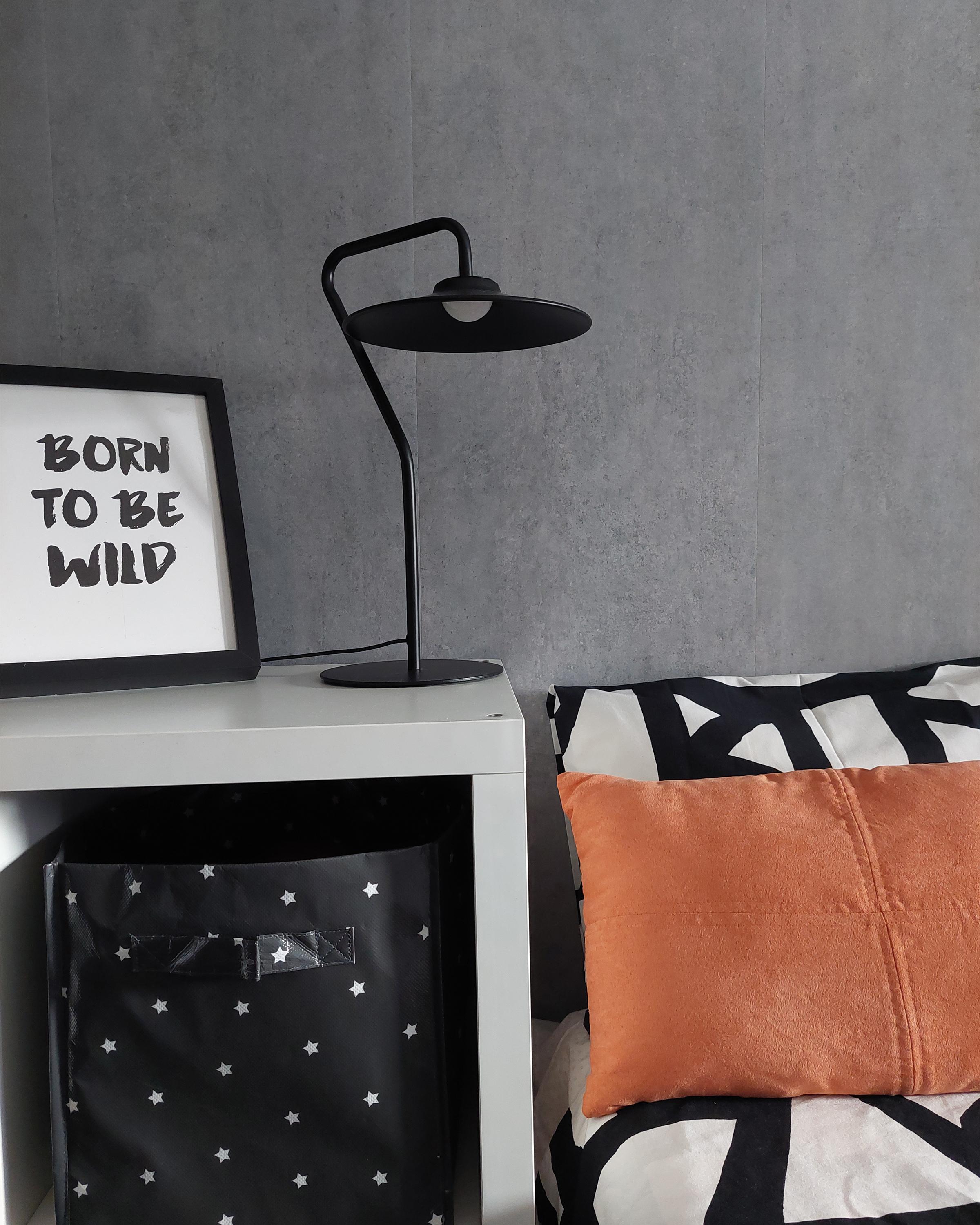LED tafellamp GALETTI Metaal Zwart