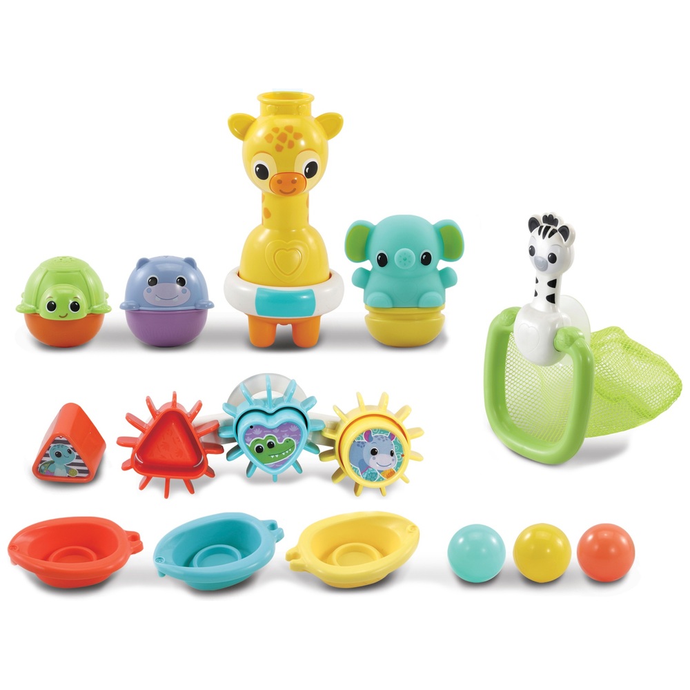 VTech 6-in-1 Badespielzeugset „Tierfreunde“
