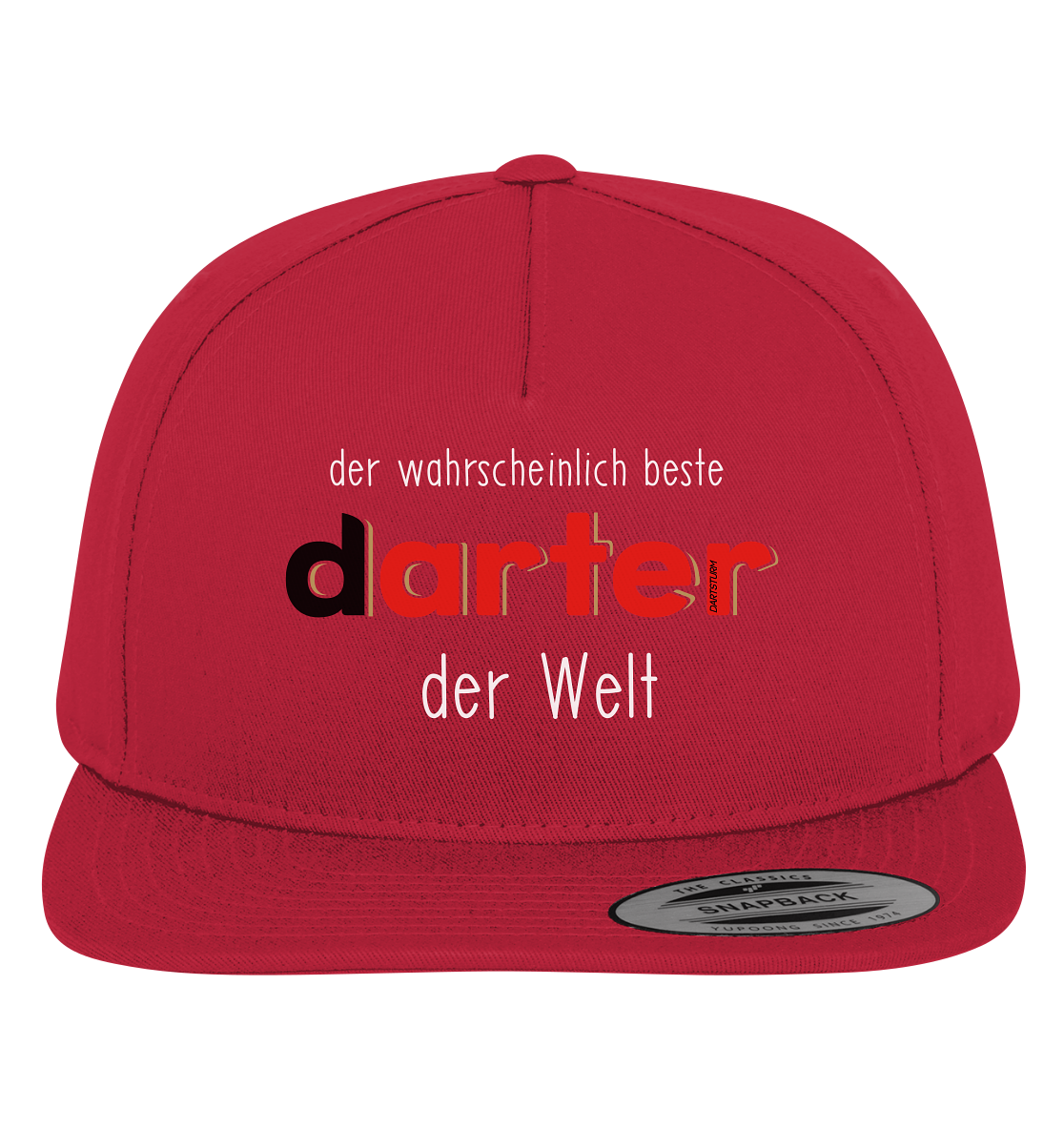 DartSturm - Der wahrscheinlich beste darter der Welt Weiß - Premium Snapback