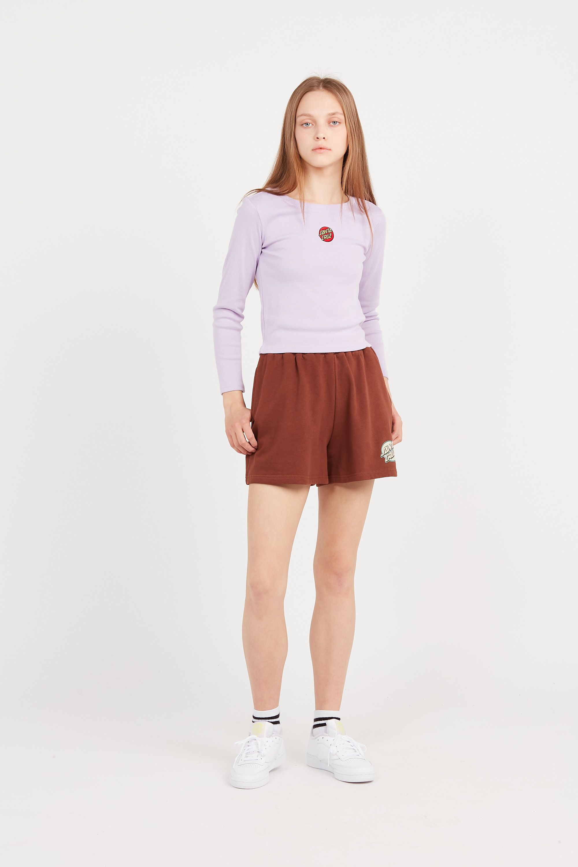 SANTA CRUZ Short  Lined Oval Dot Rouge