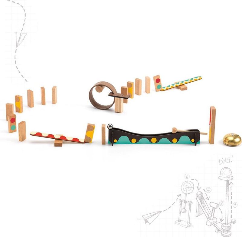 Djeco - Zig & Go - Knikkerbaan - Hout - 25 Dlg.