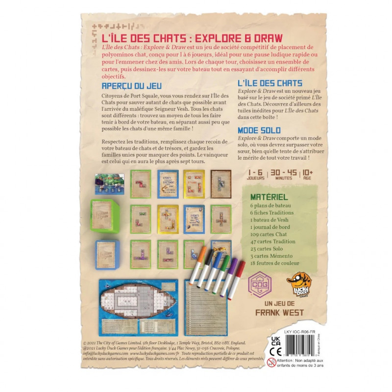L'Ile des Chats - Explore and Draw