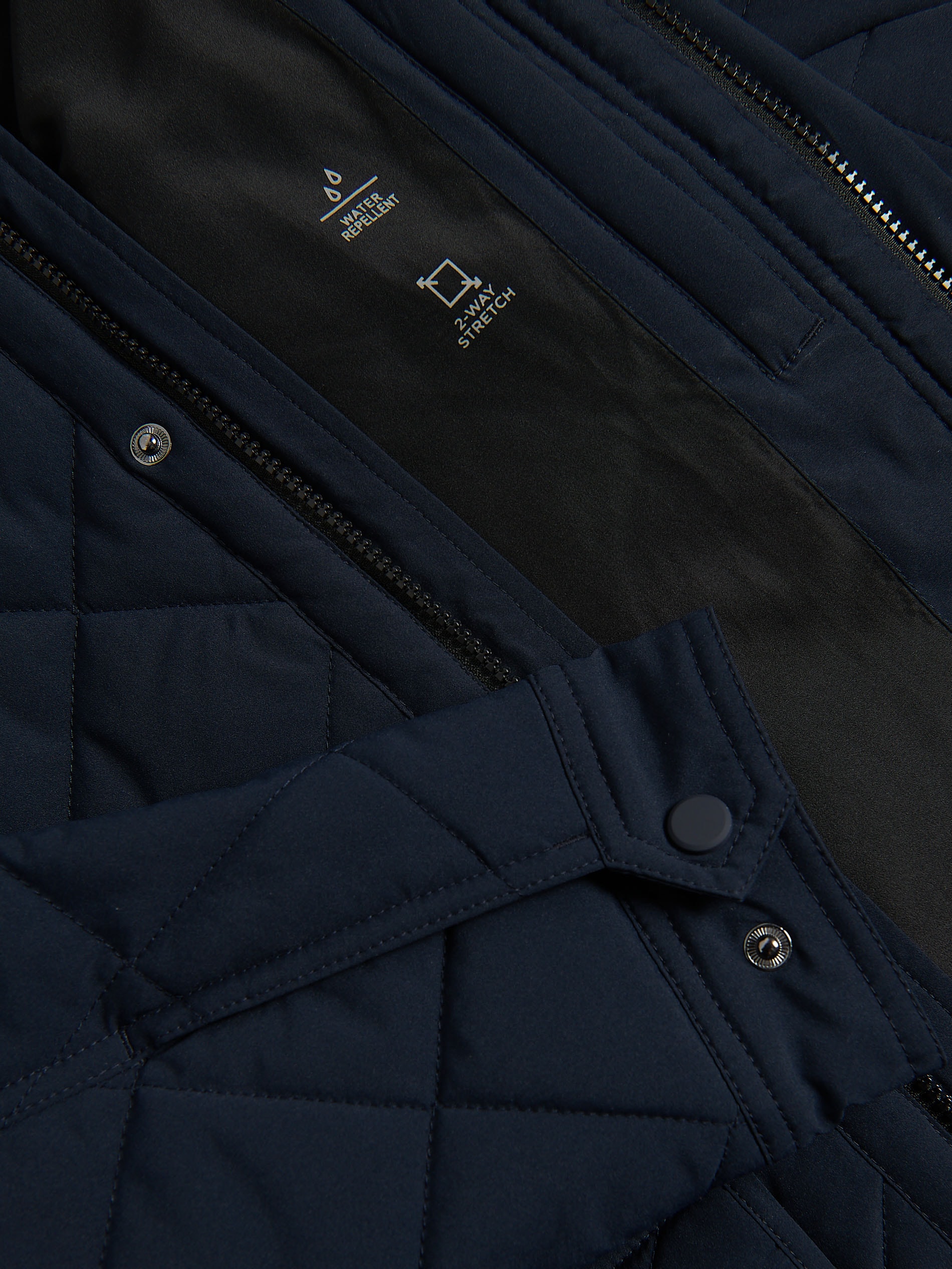 Steppjacke mit Stehkragen