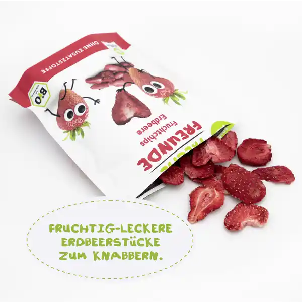 Bio Fruchtchips Erdbeere
