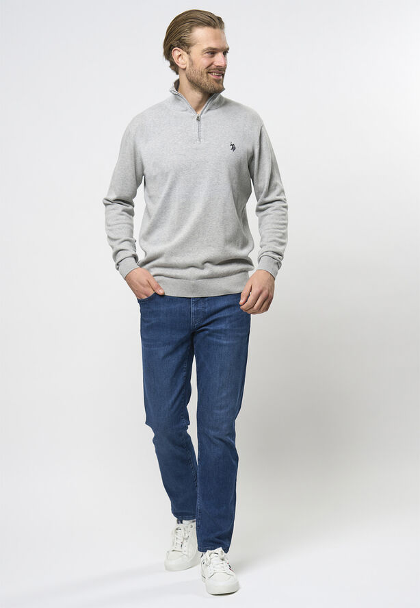 U.S. Polo Assn. USPA Knit Brison Men Greymelange
