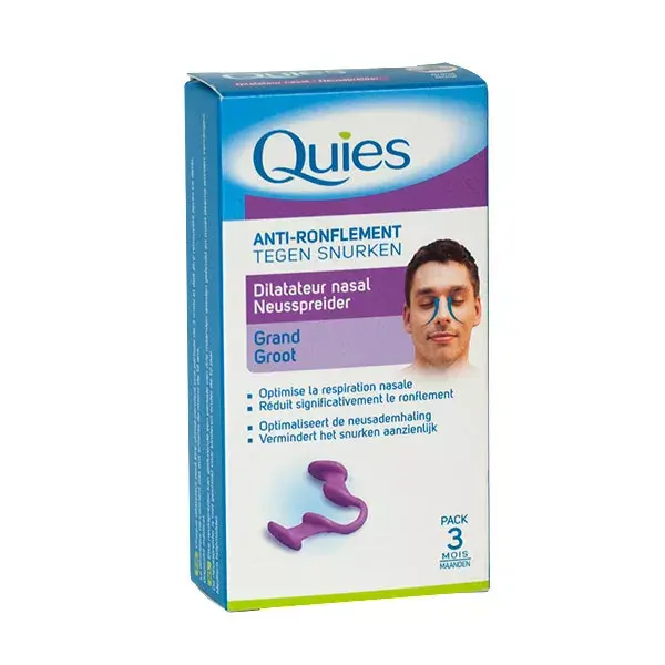 Dilatador Nasal Antirronco Quies - Tamanho Grande