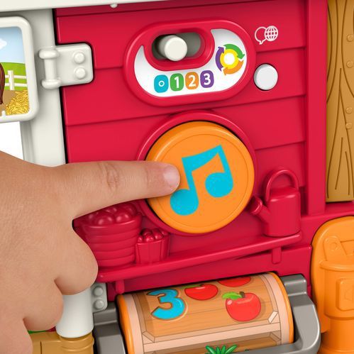 Fisher-Price - Little People - Dierenverzorgingsboerderij - Interactieve Speelset - Inclusief Boerenfiguur en Dieren