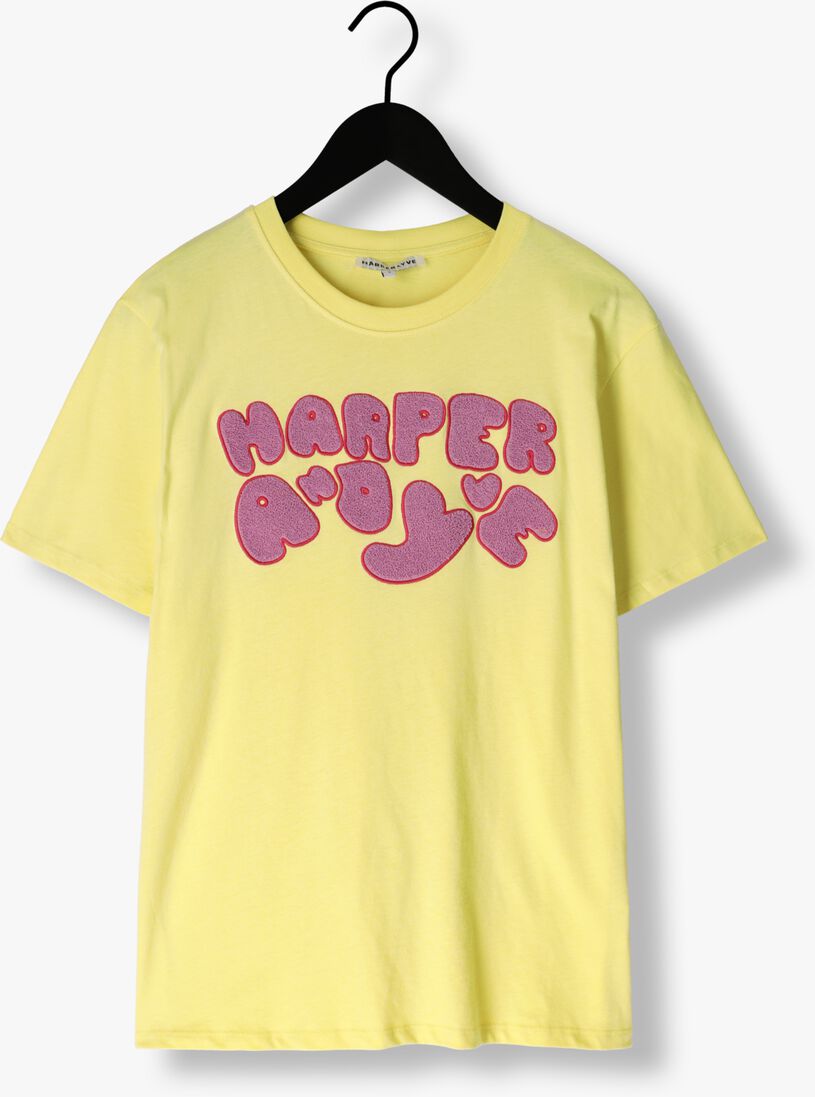 HARPER & YVE groene harper & yve t-shirt logo-ss