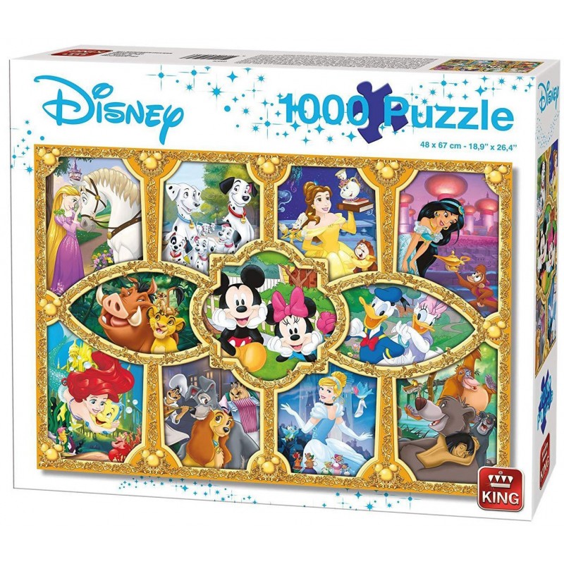 Puzzle 1000 pièces - Disney - Magical moments