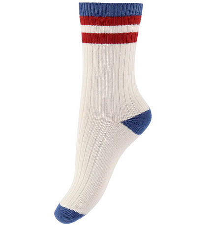 Konges Sløjd Socken - 2er-Pack - Rib - Multi Streifen