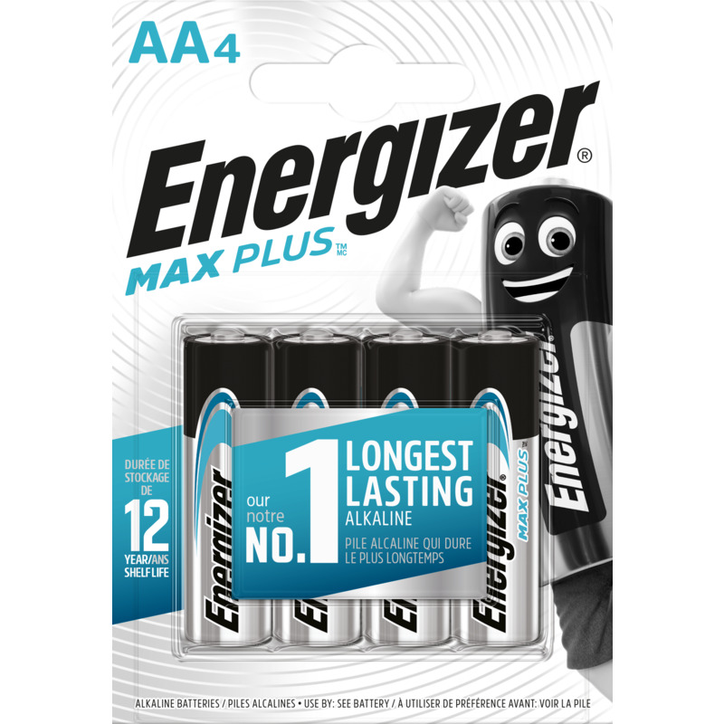 Energizer Batterien Max Plus, AA/LR06, 4 Stück