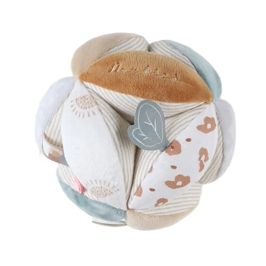 Babou & Kendi Balle Sensorielle   Bleu, Beige et Blanc        de               Noukies
