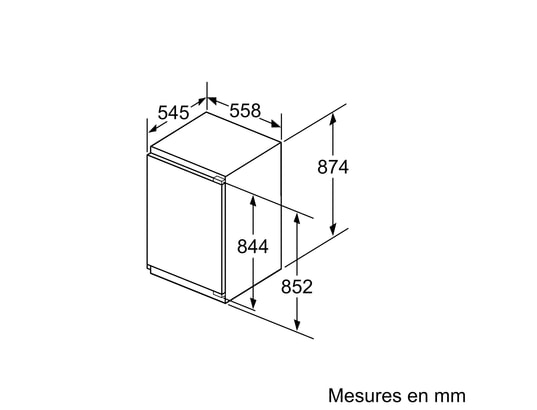 BOSCH - Congélateur encastrable top GIV 21 AF E0