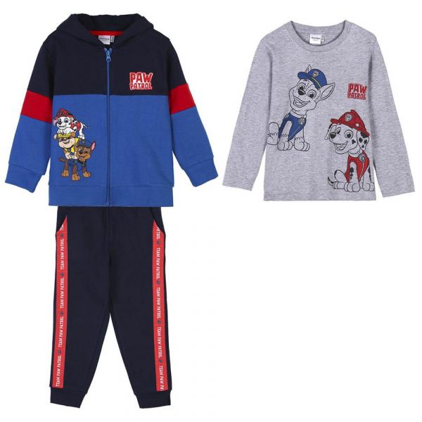 Cerdá Fato de Treino Cotton Brushed Paw Patrol 3 Peças Azul 24 Meses