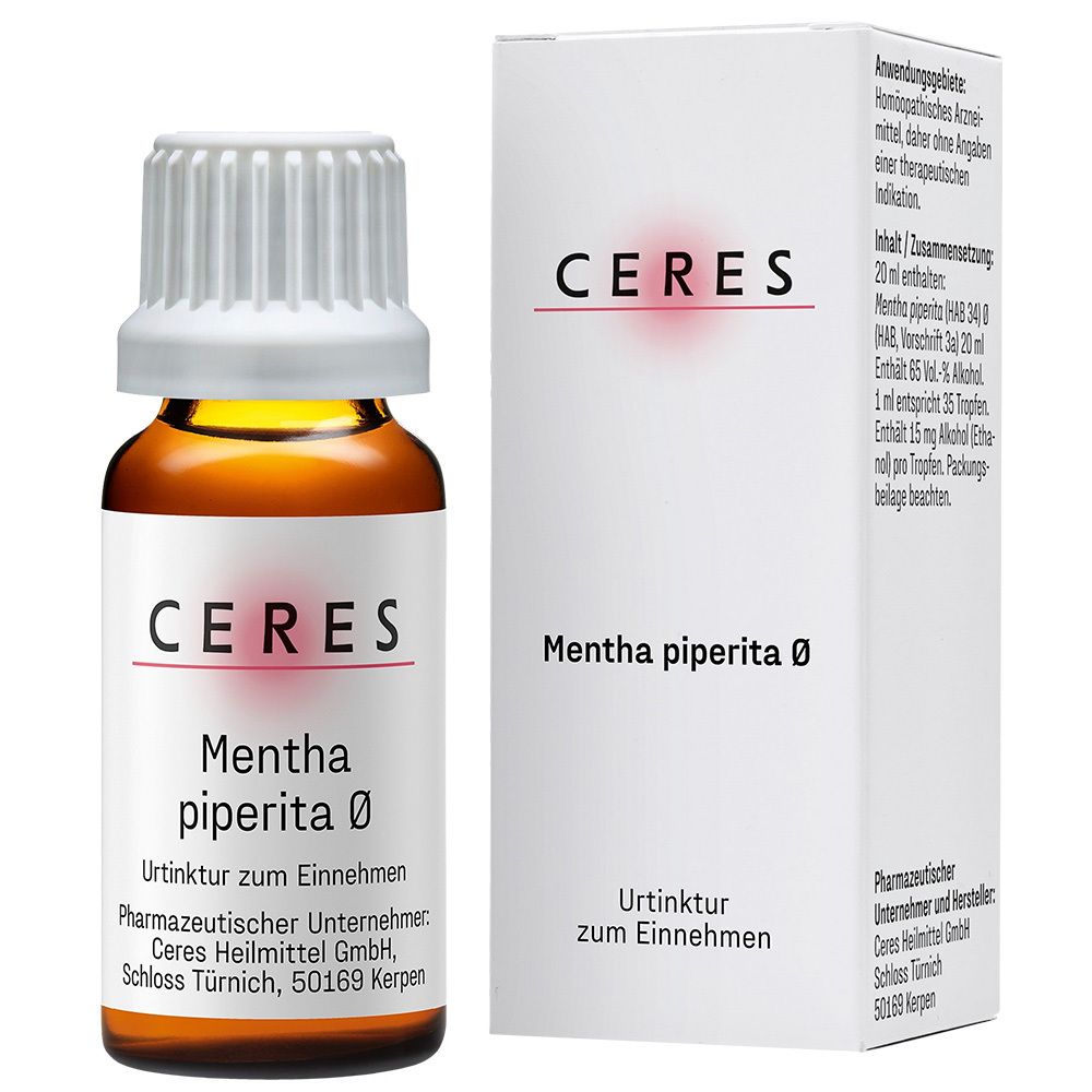 CERES Mentha piperita Urtinktur