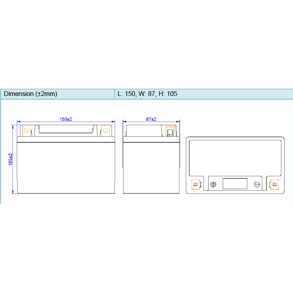 Skyrich - Batterie HJTX9-FP
