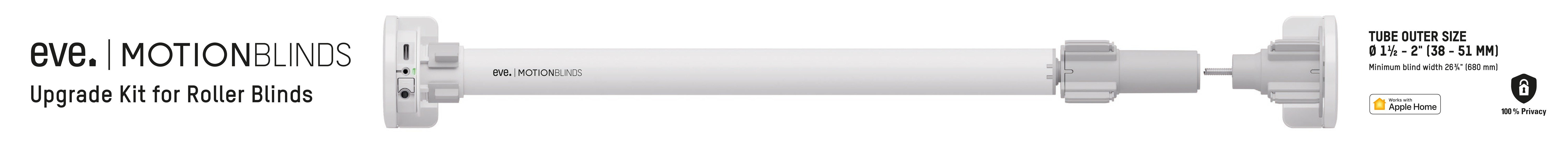 Eve MotionBlinds - Eve MotionBlinds Opgraderingssæt til Rullegardiner (HomeKit)