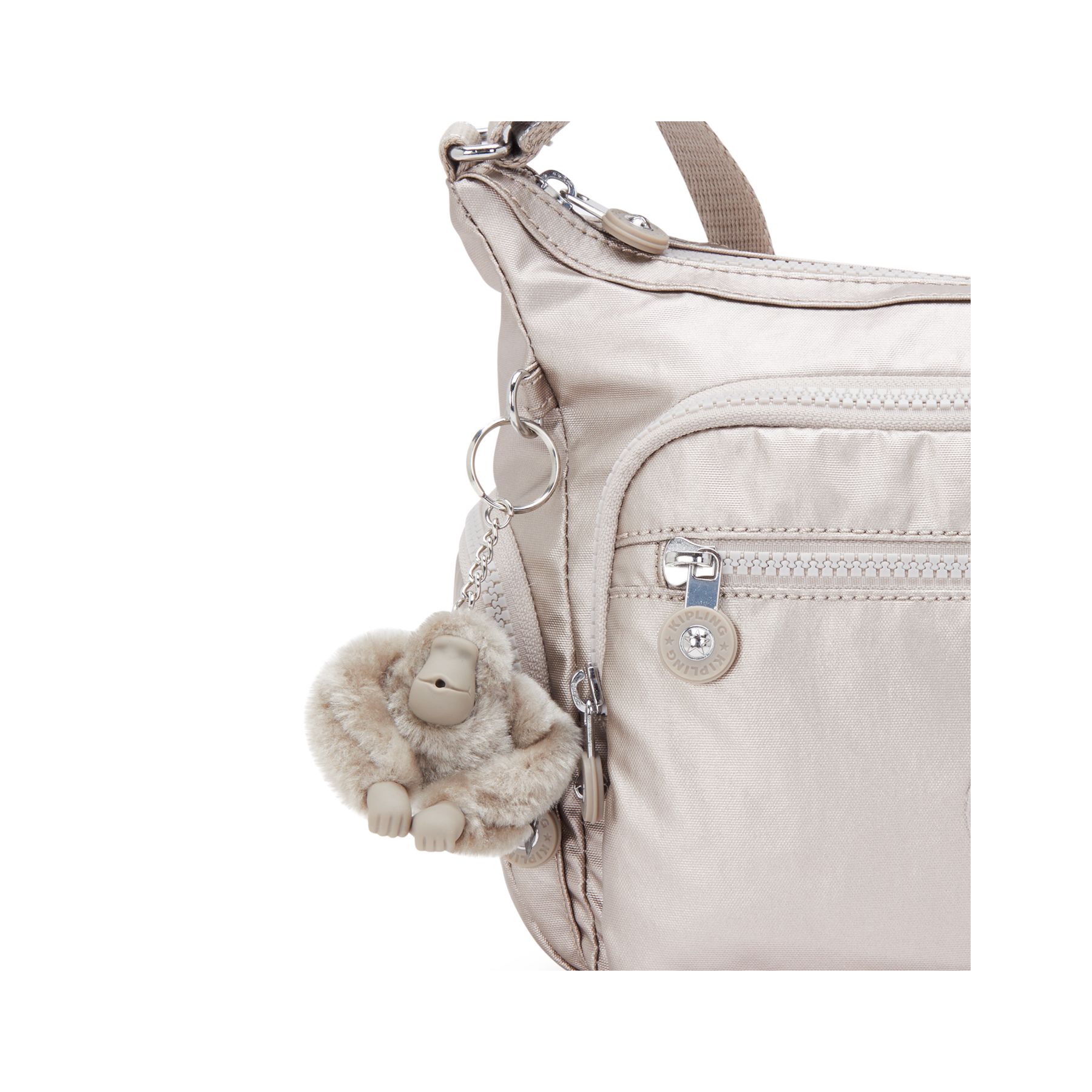 GABBIE S Petit sac bandoulière à compartiments multiples - Metallic Glow