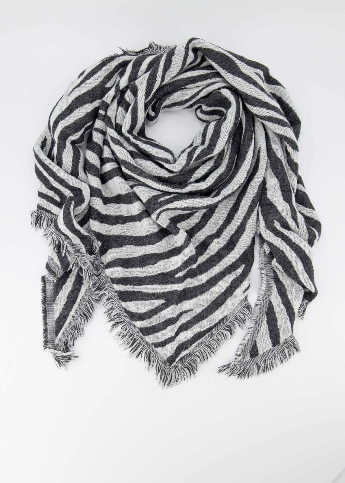 Cheryl Sjaal - Zebra Zwart