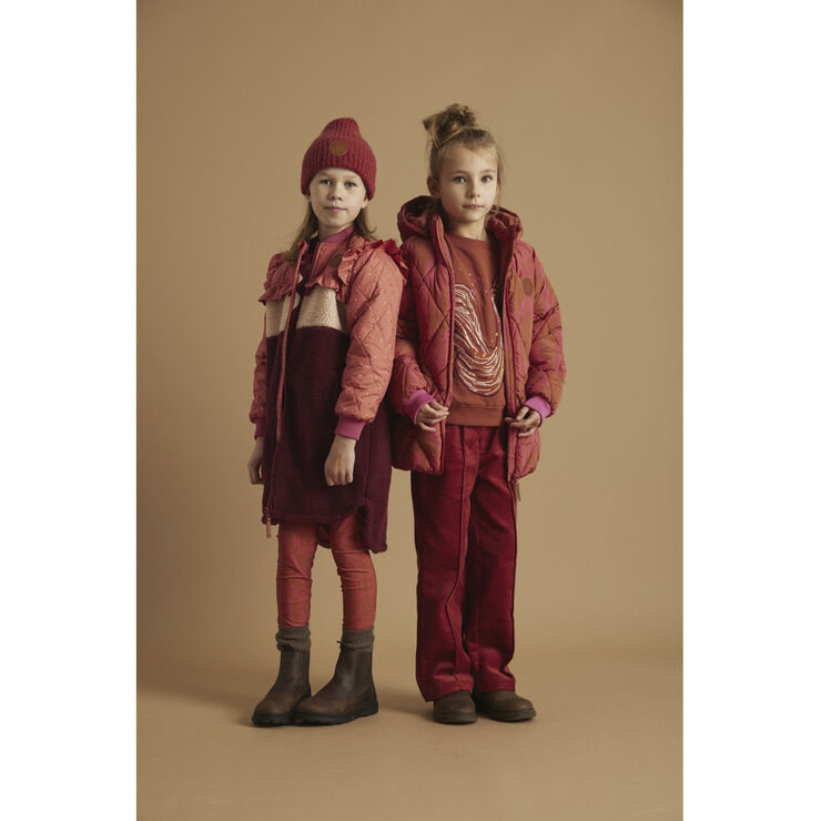 Soft Gallery SGKELIDA CORDUROY PANTS Mineral red