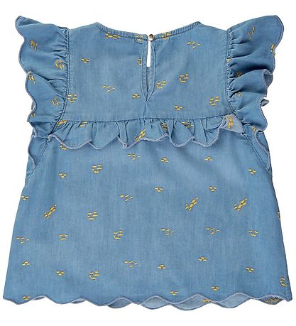 Soft Gallery Top - SgFlorin - Chambray - Blåe Denim