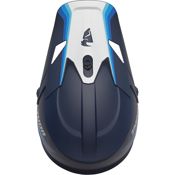 Thor Motocross - Casque Sector Mips® Runner Navy / Blanc Mat / Bleu