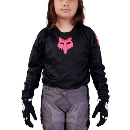 Maillot cross Fox YOUTH GIRLS BLACKOUT - Noir